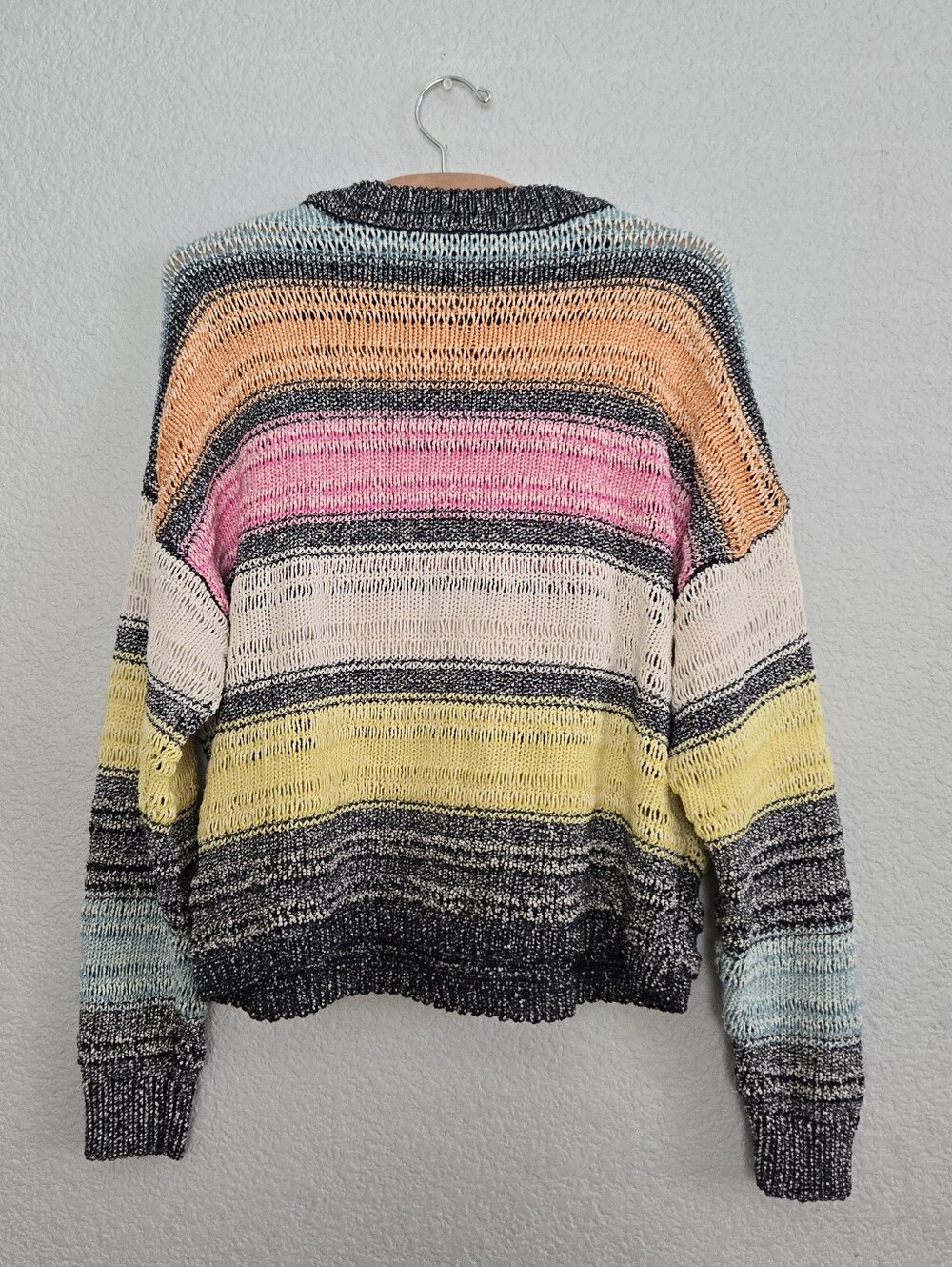 Striped Color Block Sweater - Picture 7 of 7